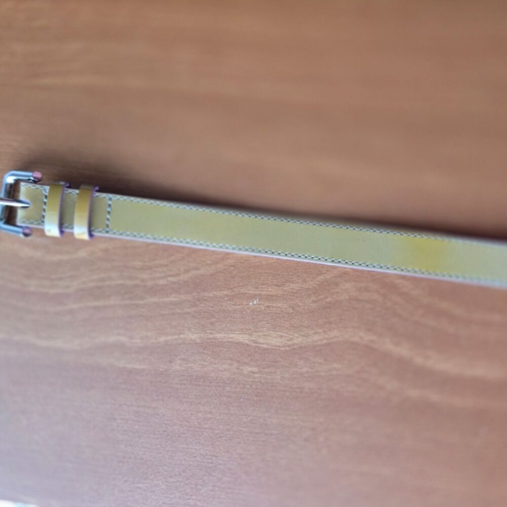 Cole Haan Vintage Leather Belt Size M | Slim Dress Belt | Made in India - Picture 6 of 12